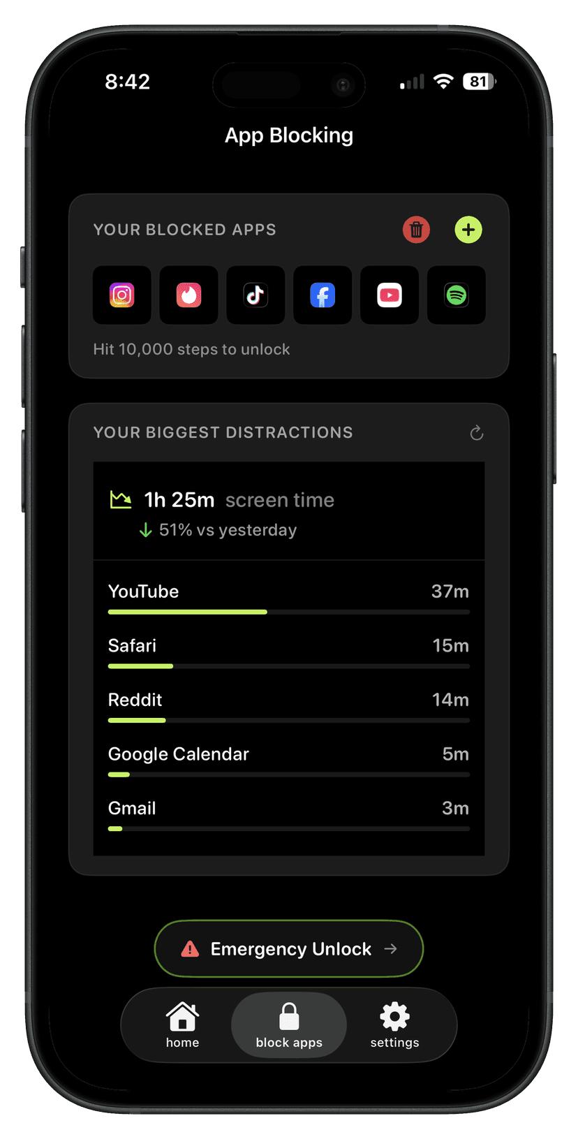 brb app - BLOCK DISTRACTING APPS
